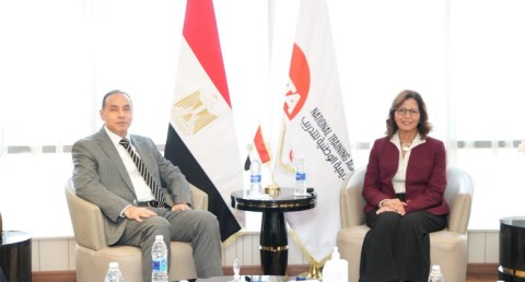 إسلام عزام رئيس "الرقابة المالية" يبحث مع مديرة الأكاديمية الوطنية للتدريب 
