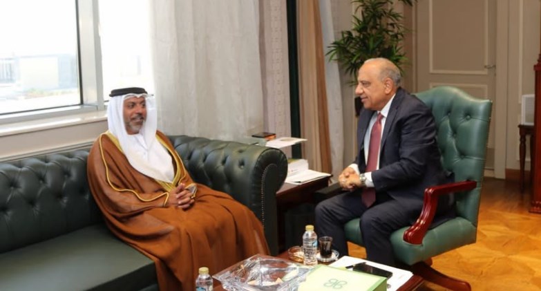 وزير الكهرباء والطاقة المتجددة يستقبل سفير دولة الإمارات العربية المتحدة بالقاهرة 