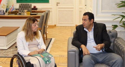  كريم تبحث مع رئيس جامعة مطروح إتاحة الخدمات الجامعية للطلاب ذوي الإعاقة