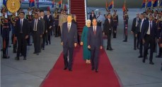 بدء الزيارة الرسمية للرئيس الصيني إلى مصر