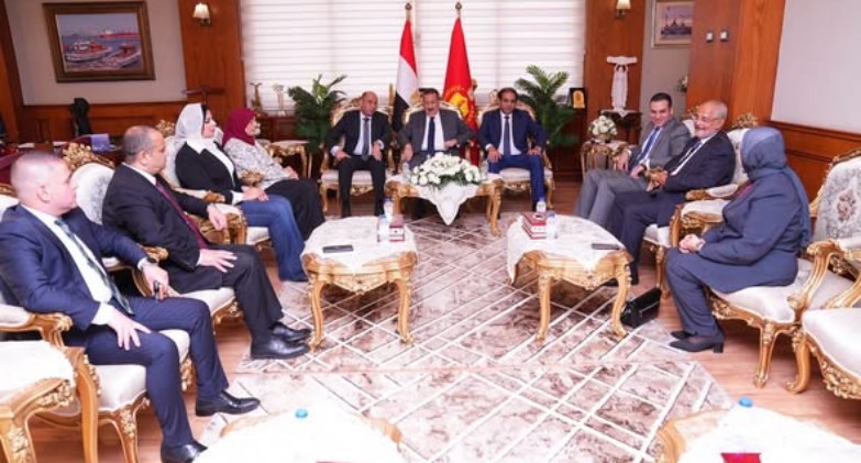 محافظ بورسعيد يستقبل وزير العمل بديوان عام المحافظة