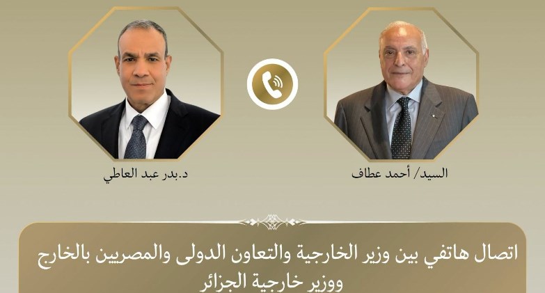 وزير الخارجية ونظيره الجزائري يبحثان العلاقات الثنائية والتطورات الإقليمية